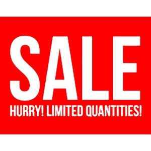 Big Sale! Make me an offer!